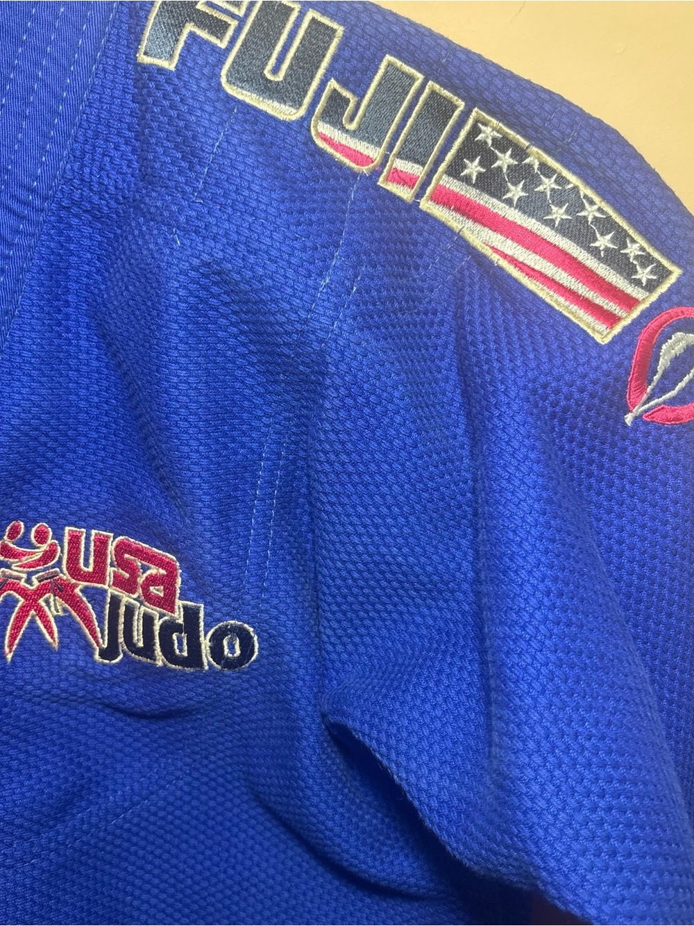Fuji USA Judo Gi Jacket Blue Size 3.5 Martial Arts Uniform - Picture 3 of 12